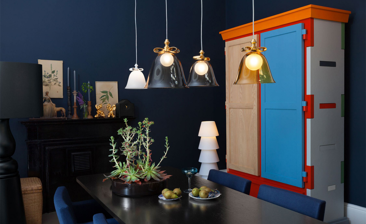 set up shade lamp