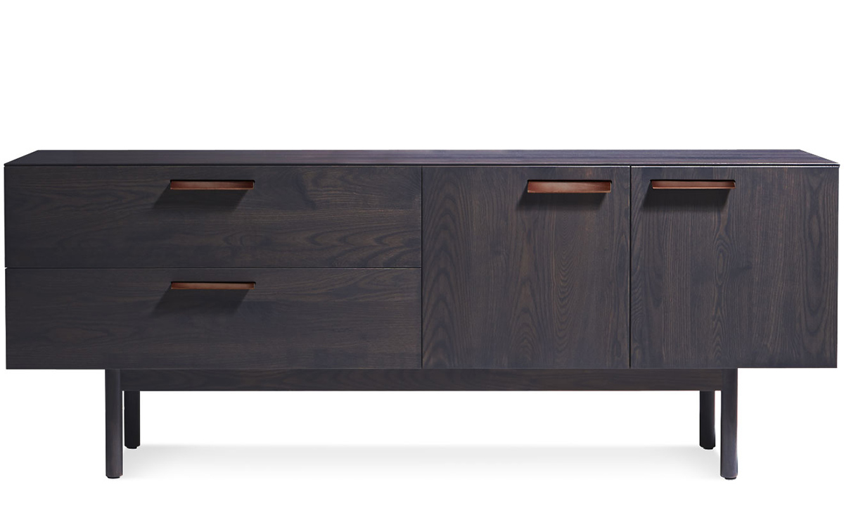 shale 2 drawer / 2 door dresser