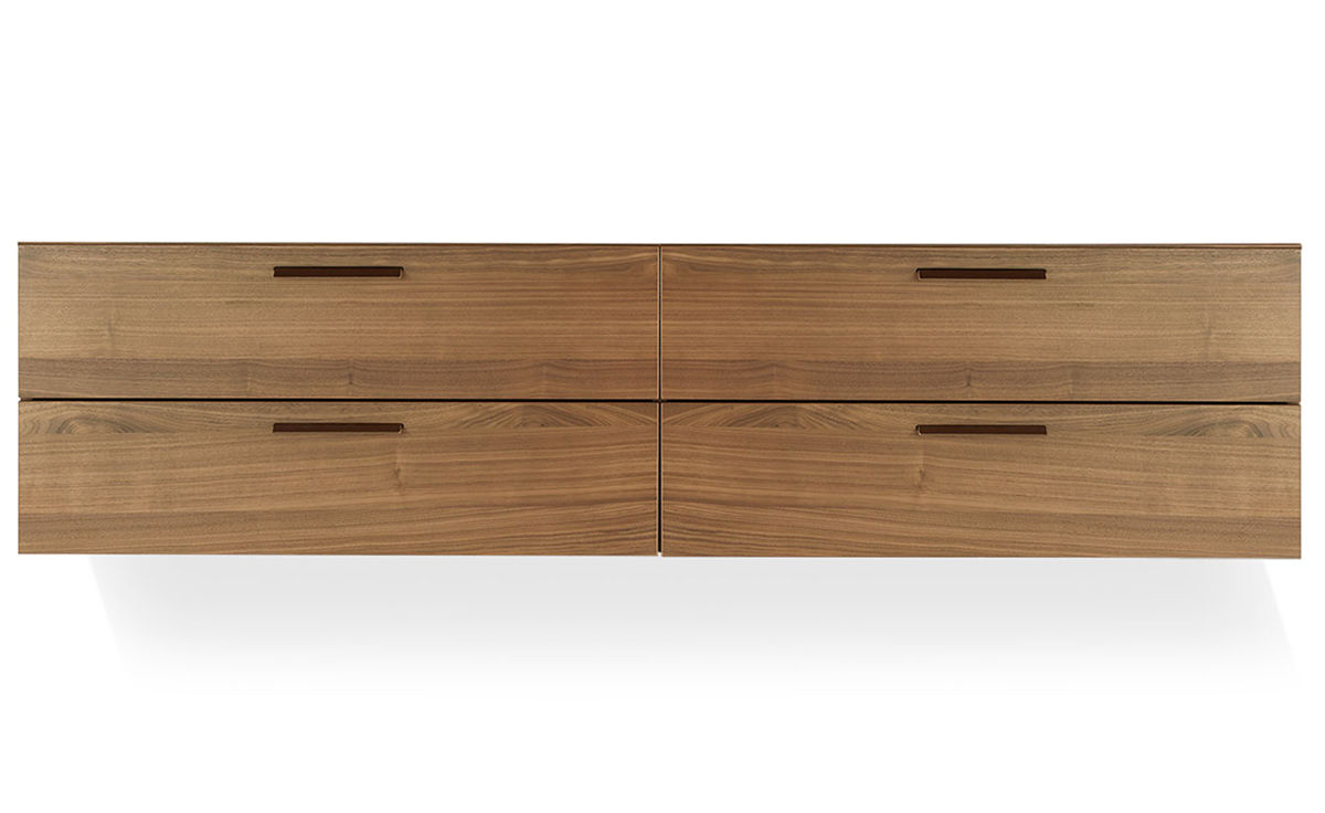 shale 4 drawer wall mounted cabinet