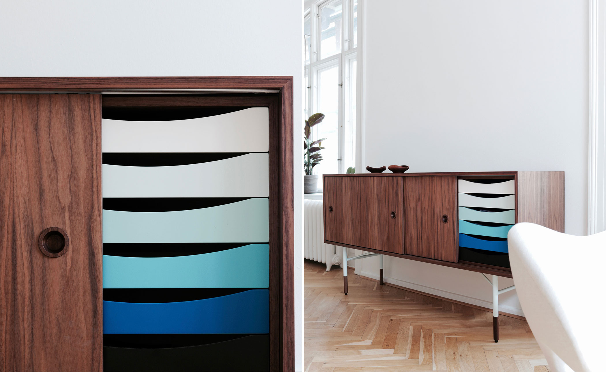 Sideboard with Tray Unit
