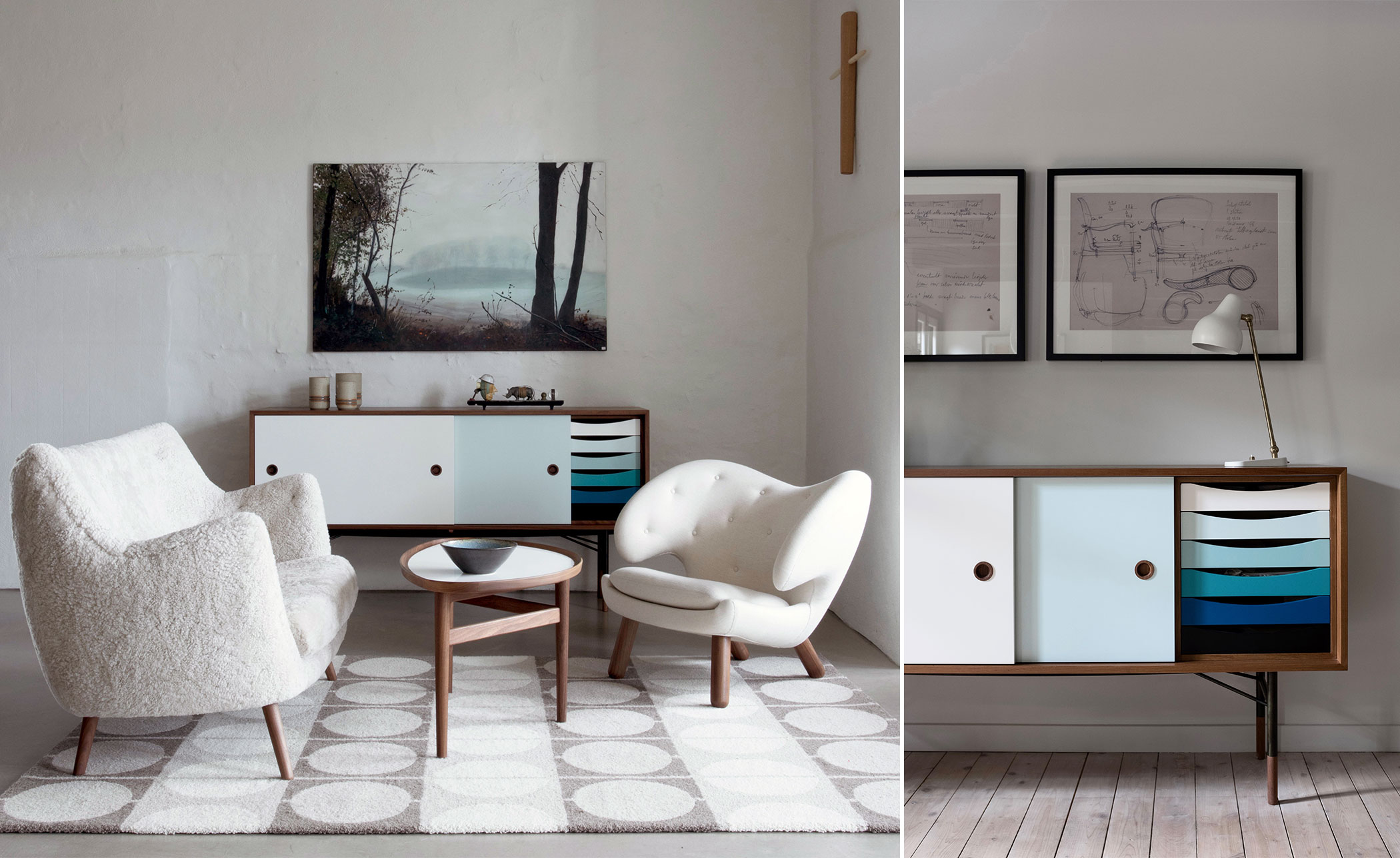 Sideboard with Tray Unit