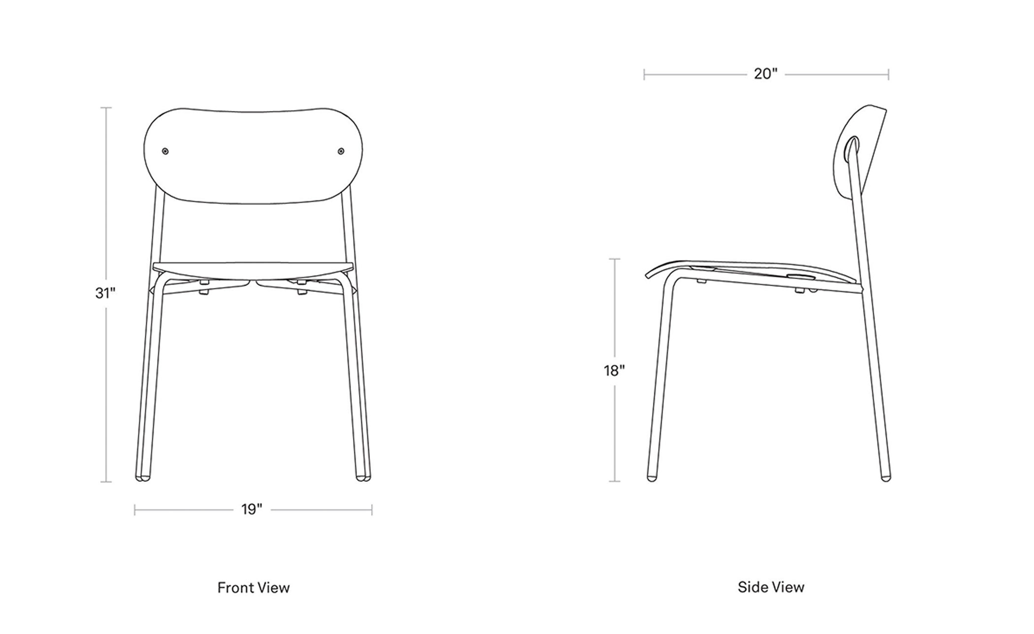 sidebyside dining chair