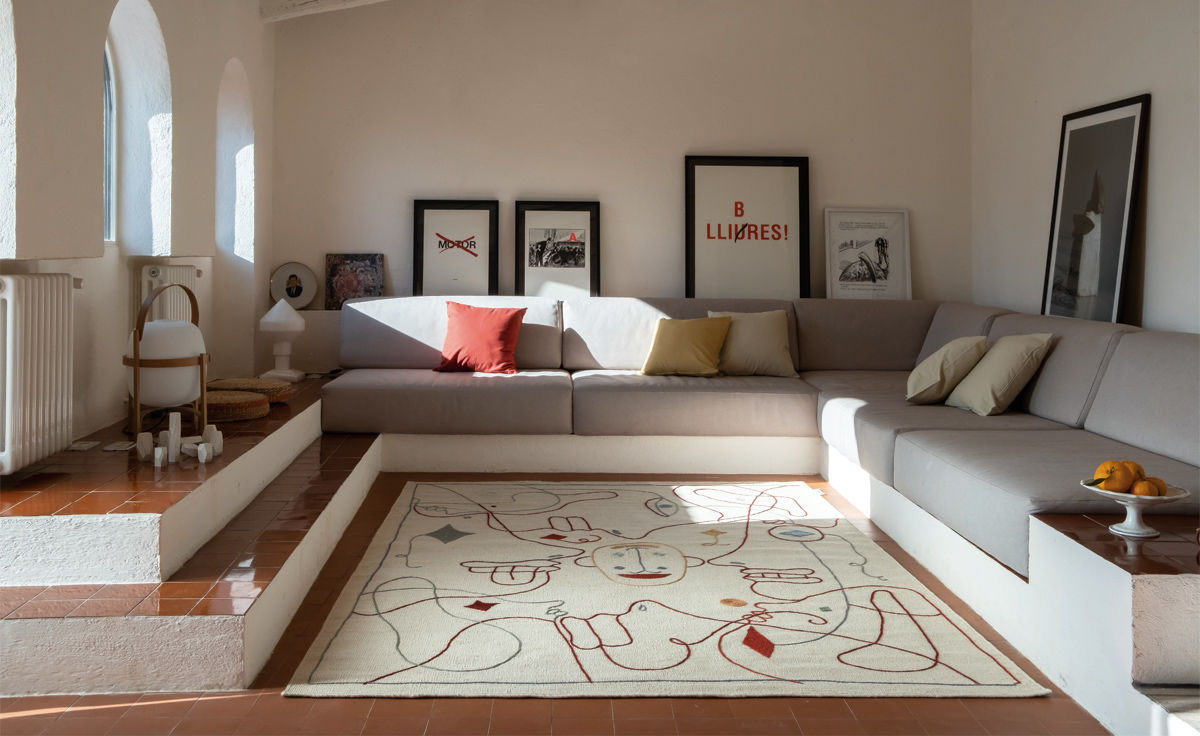 silhouette indoor rug