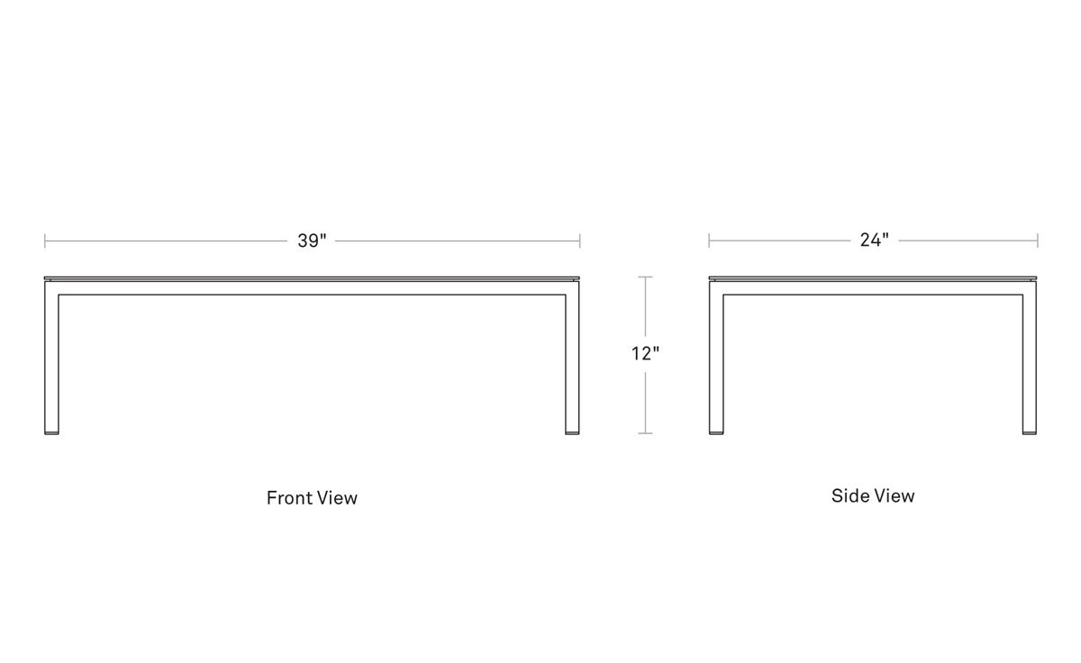 skiff outdoor coffee table