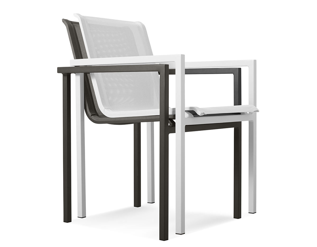 skiff outdoor stacking chair