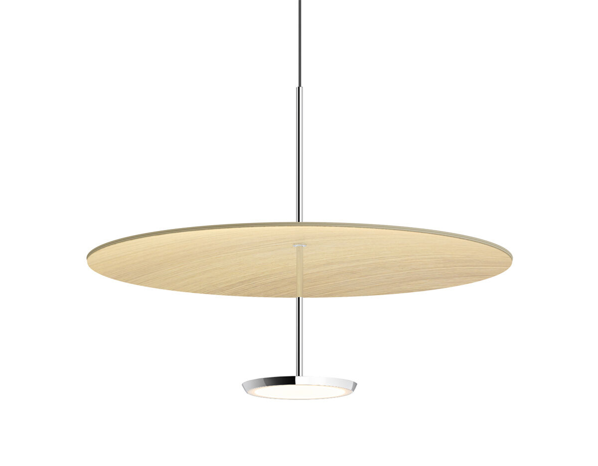 sky dome wood pendant light