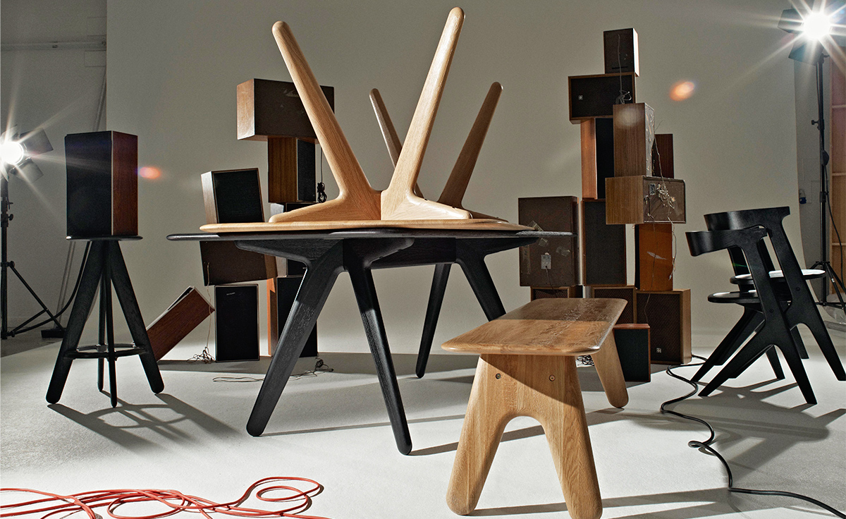 slab bar stool