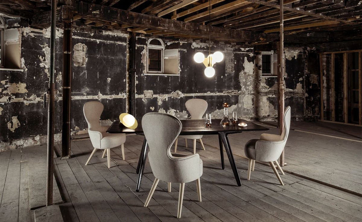 slab rectangular dining table