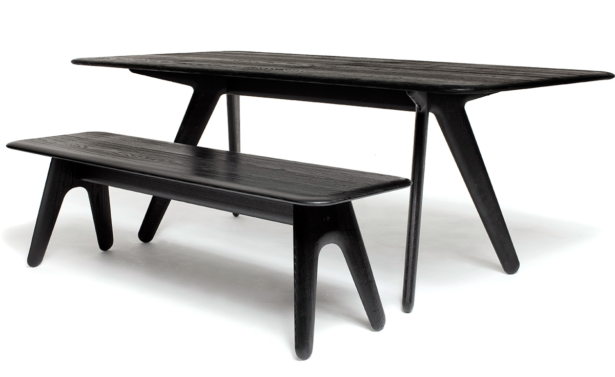 slab rectangular dining table