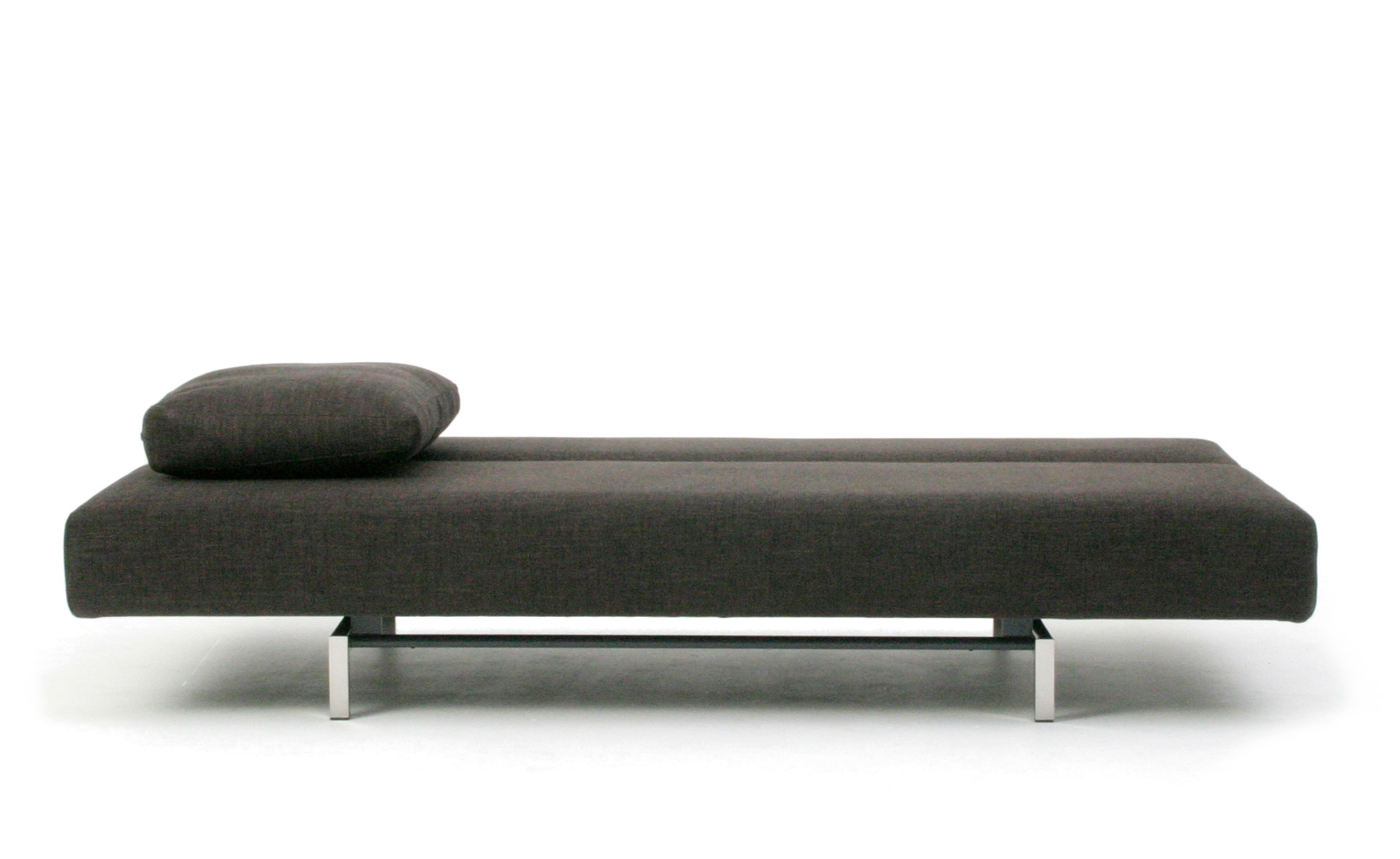 sleeper sofa with 2 cushions