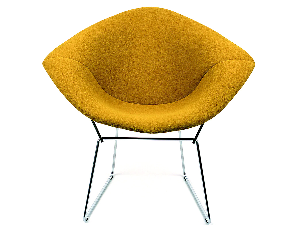 bertoia small diamond chair with full cover