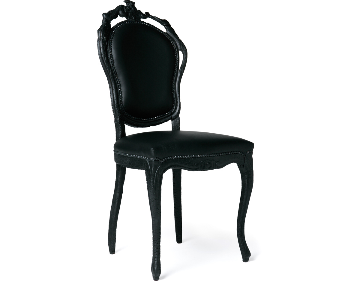 smoke dining chair