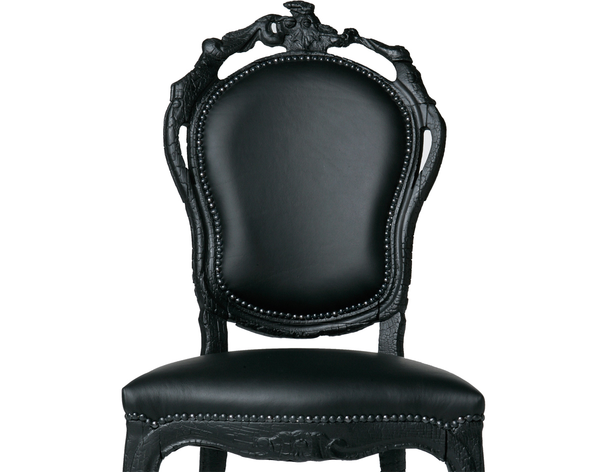 smoke dining chair