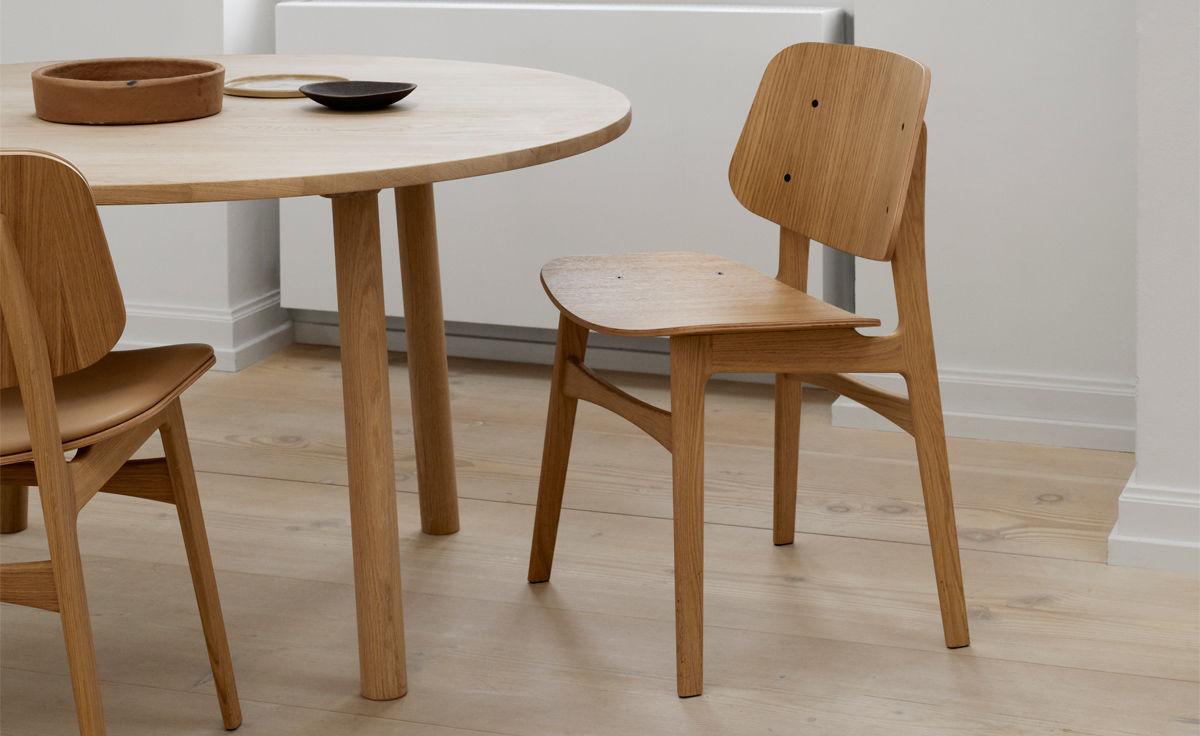 soborg wood base chair