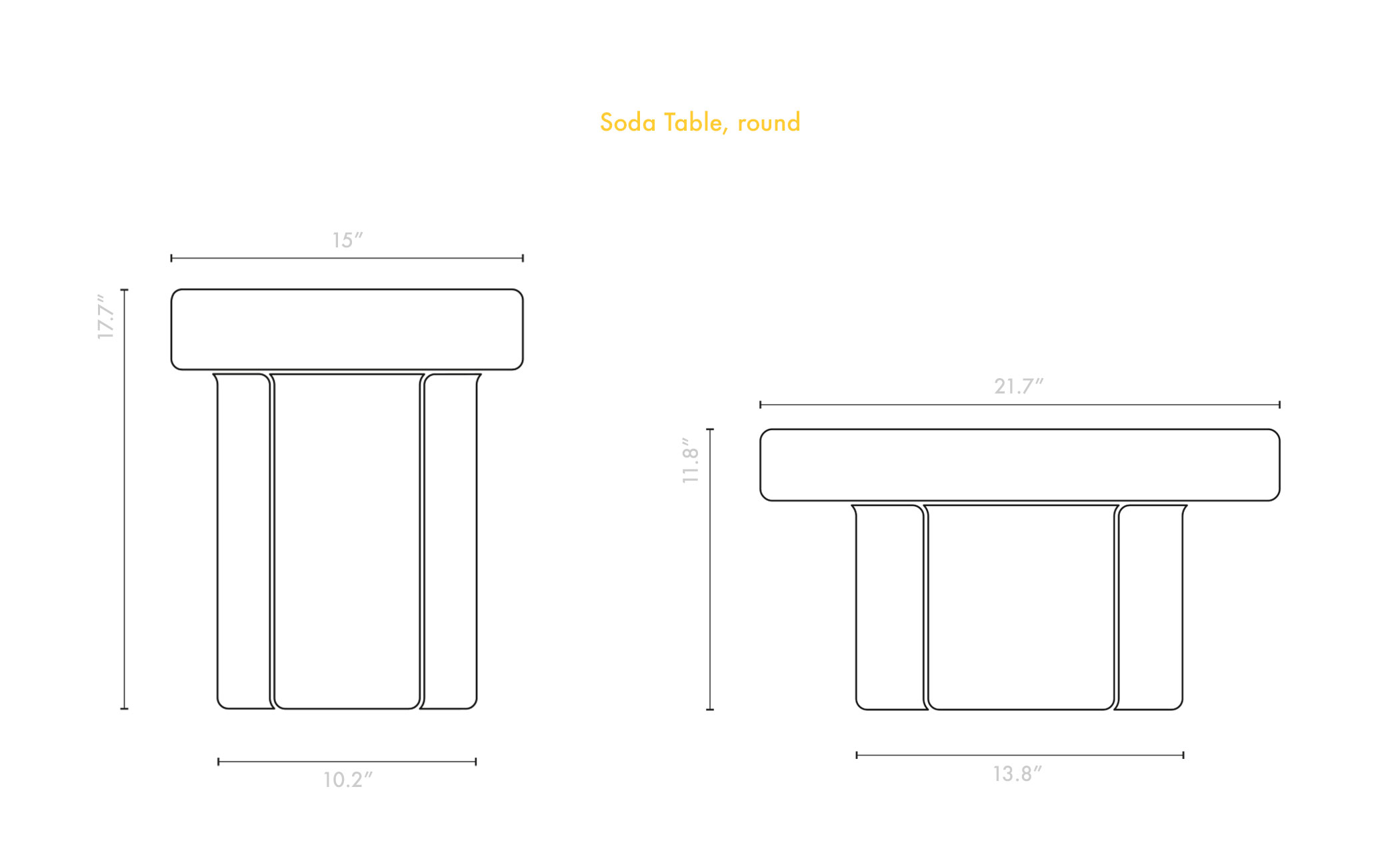 Soda Table Round