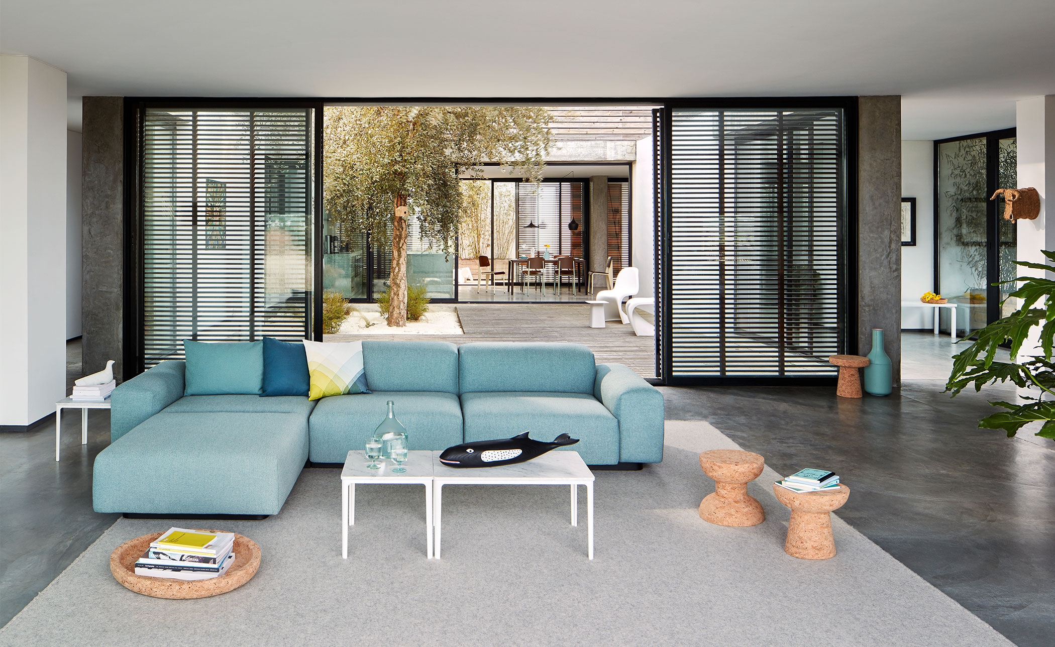 Soft Modular Three Seater Sofa with Chaise