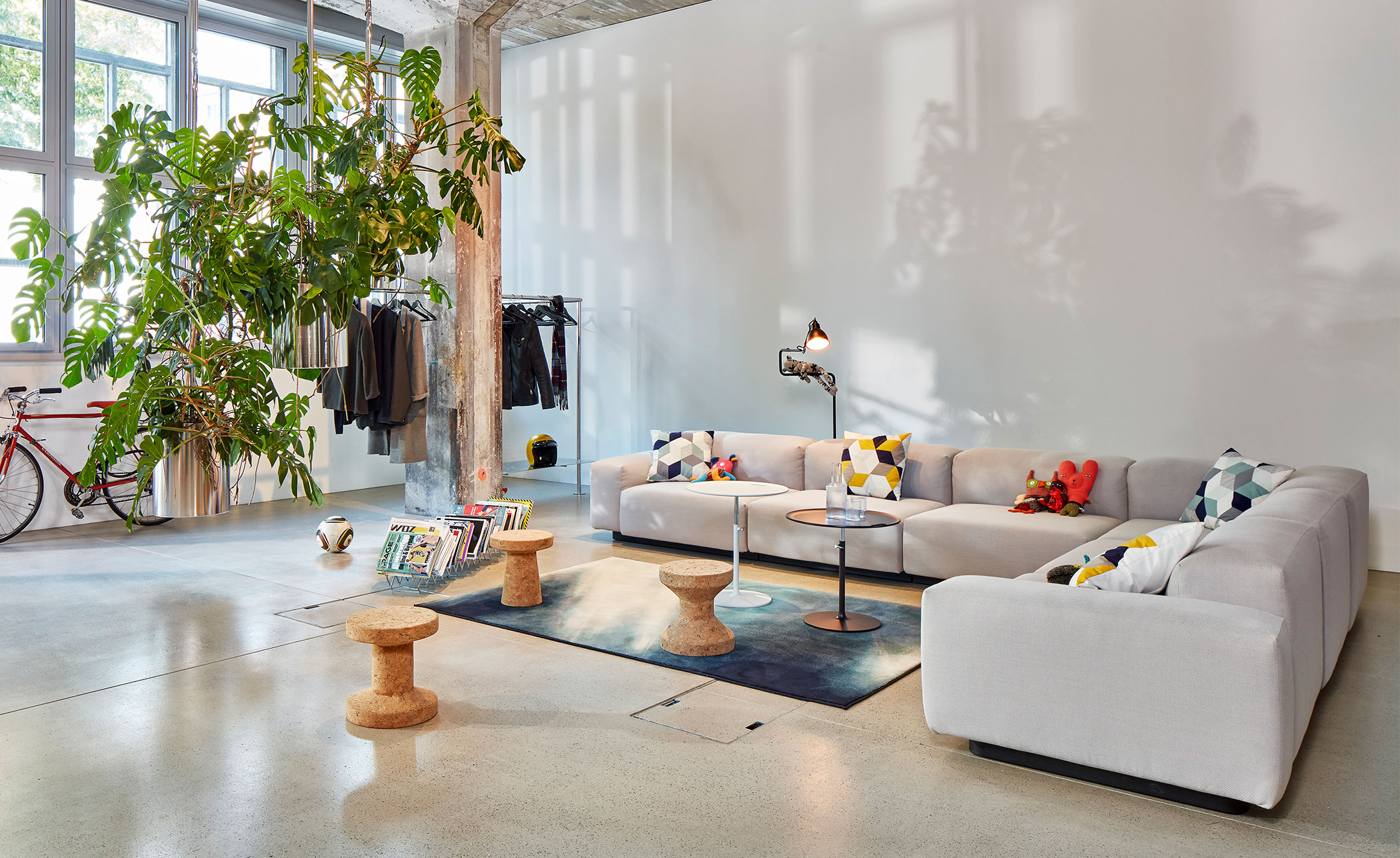 Soft Modular Three Seater Sofa with Chaise