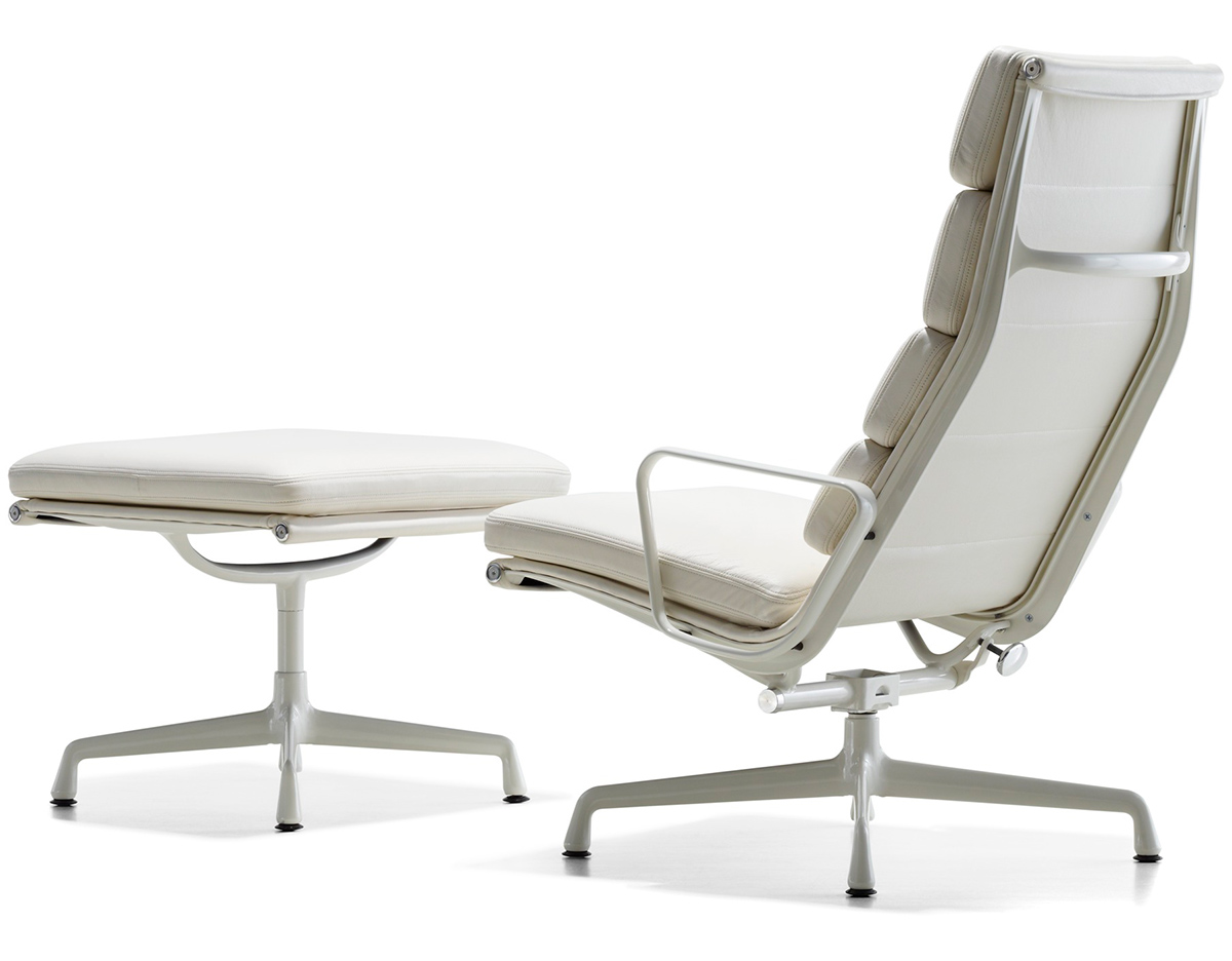 eames&reg; soft pad group lounge chair & ottoman