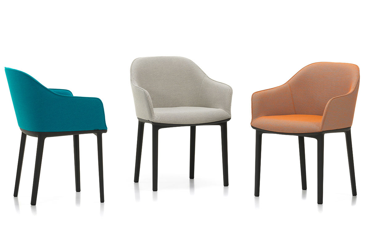 softshell chair with four leg base