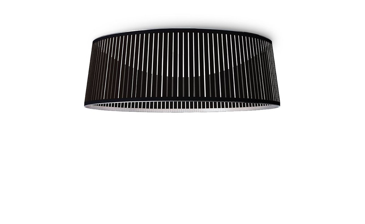 solis drum flush ceiling lamp