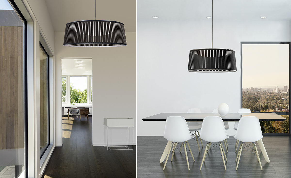 solis drum led suspension lamp