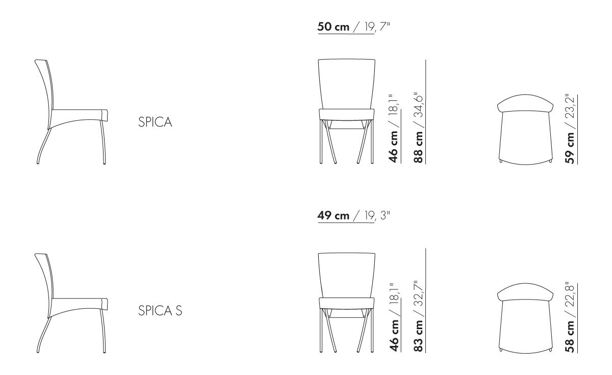 spica dining chair