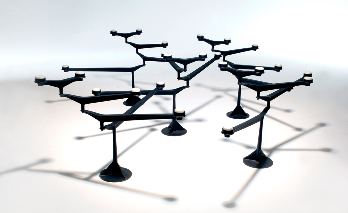 spin table candelabra