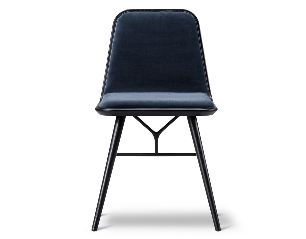 spine wood base chair