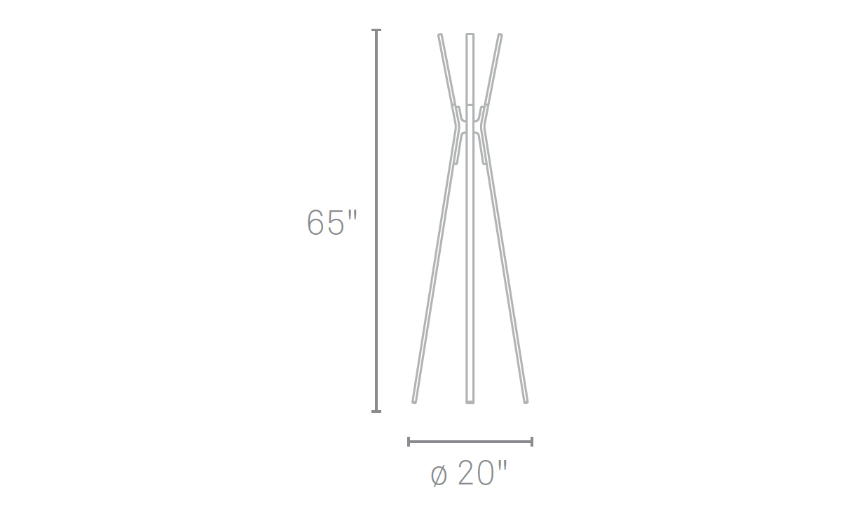 splash coat rack