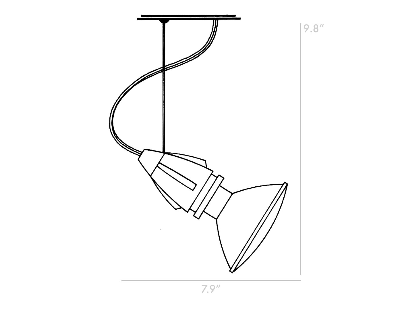 Spock Ceilling/Wall Lamp