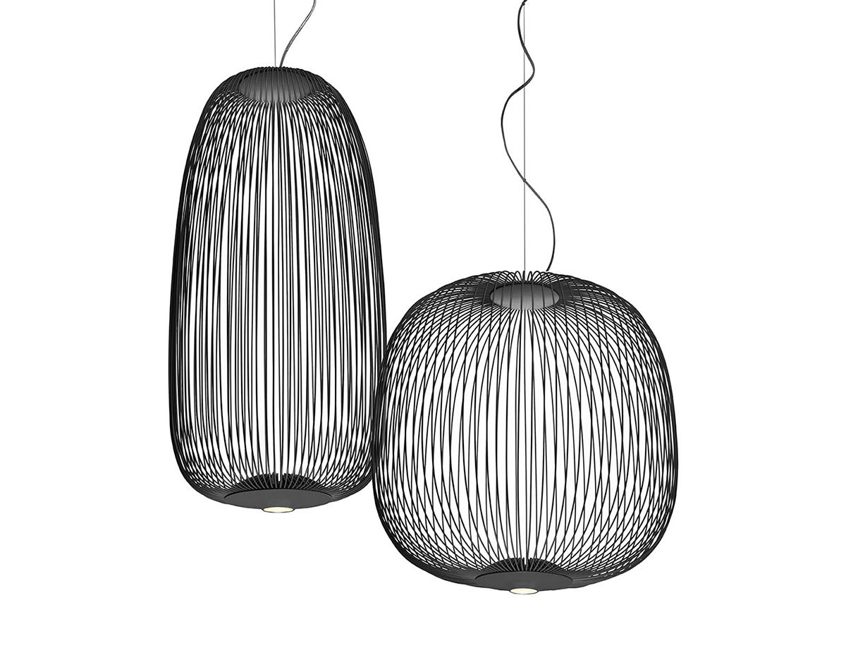 spokes led suspension lamp