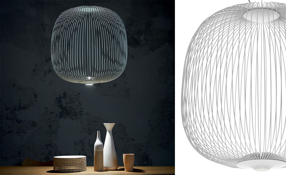 spokes led suspension lamp