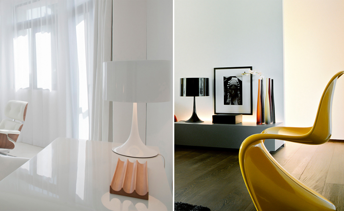 spun table lamp
