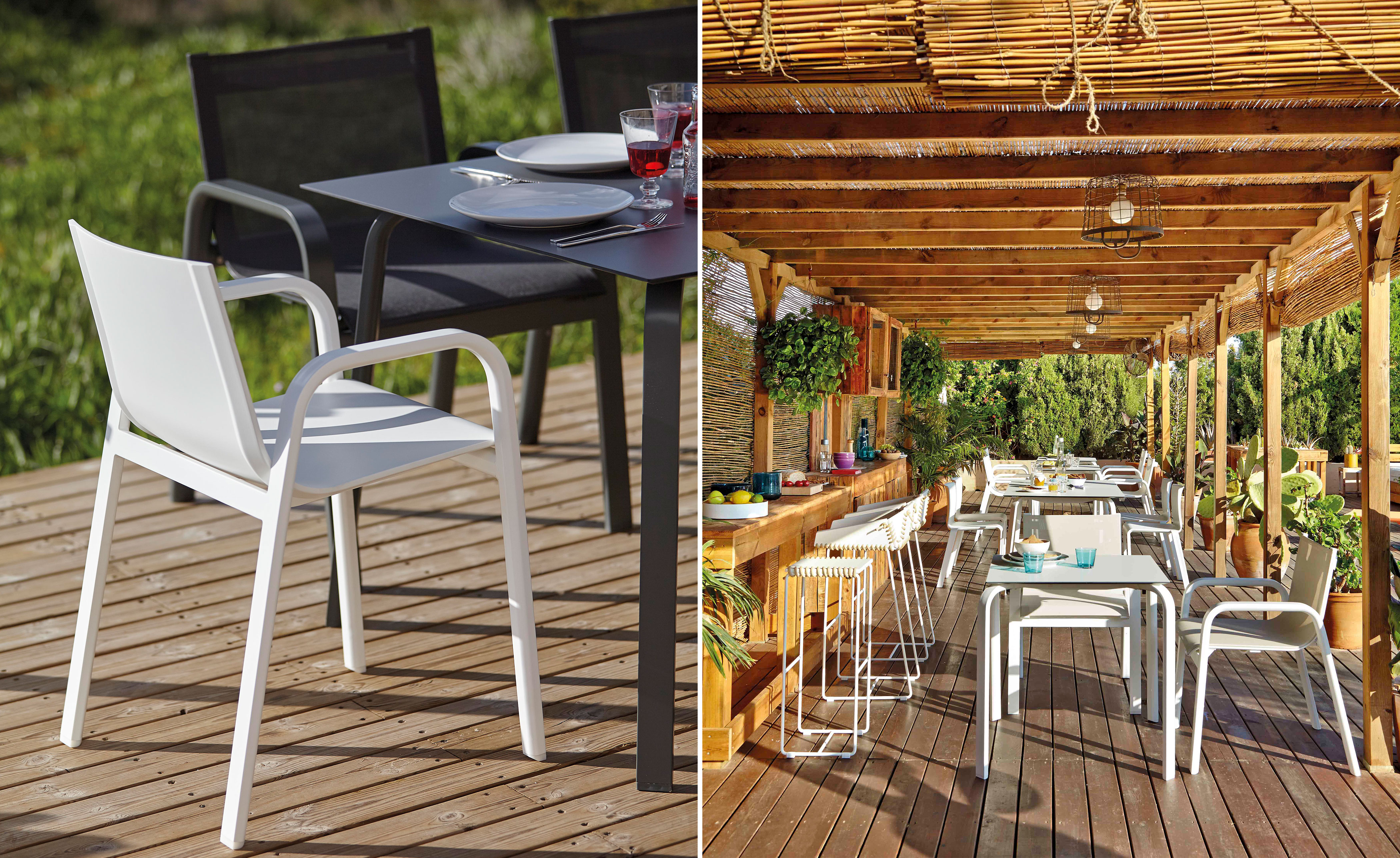 Stack Dining Chair mesh seat