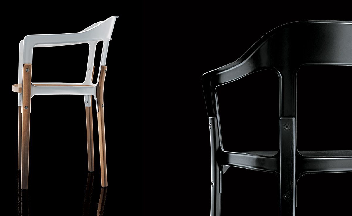 magis steelwood armchair