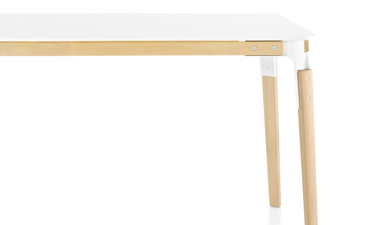 magis steelwood rectangular table