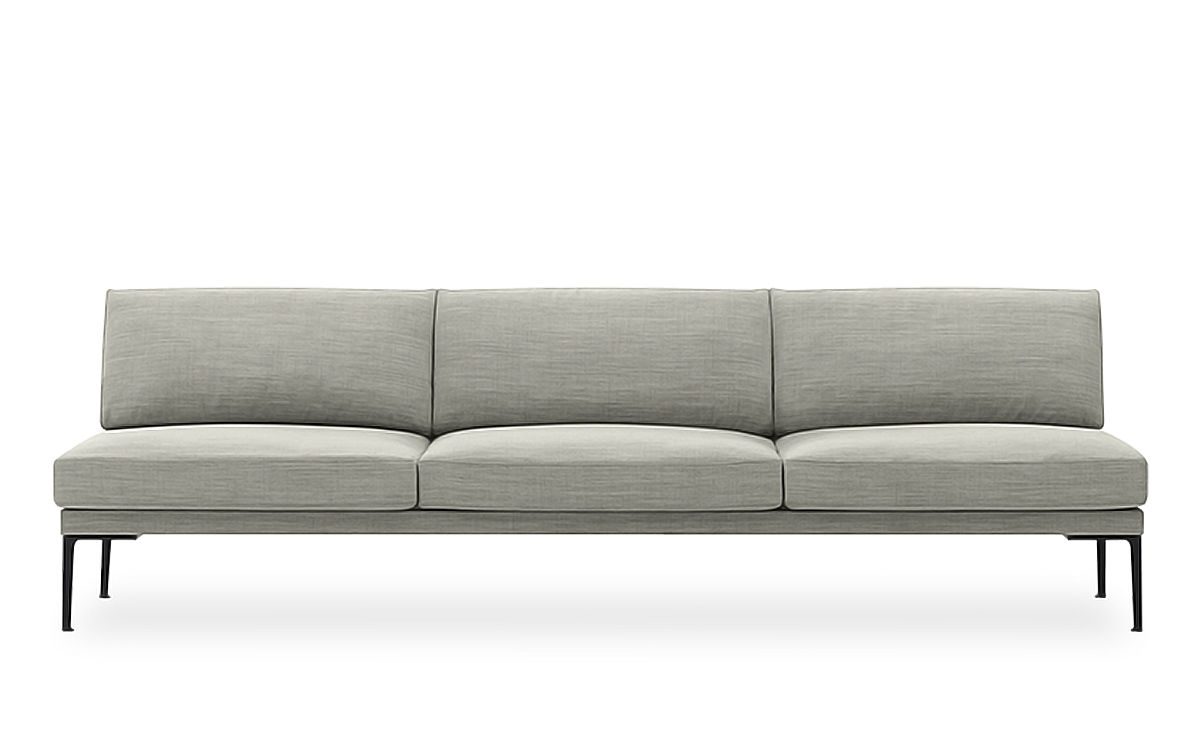 steeve three seat sofa without arms
