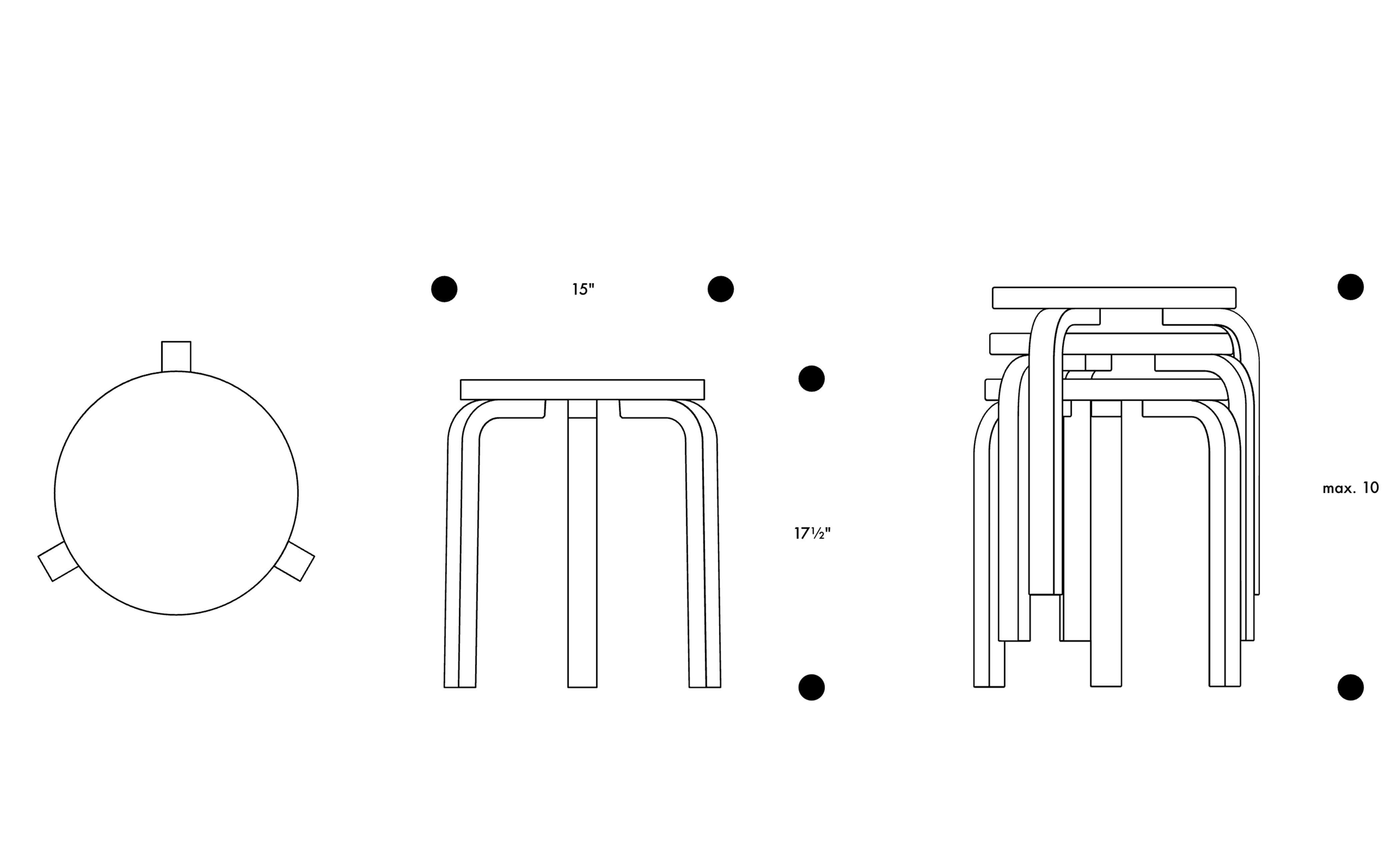 alvar aalto stool 60