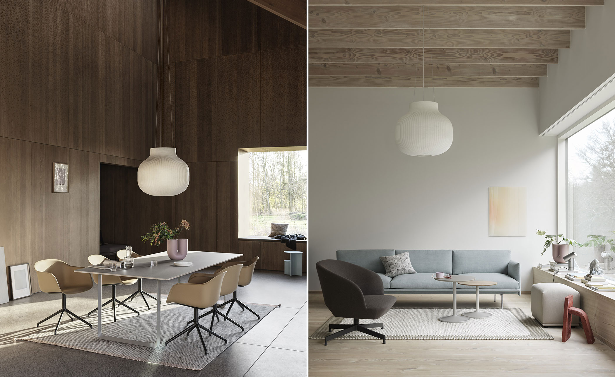 Strand pendant lamp closed
