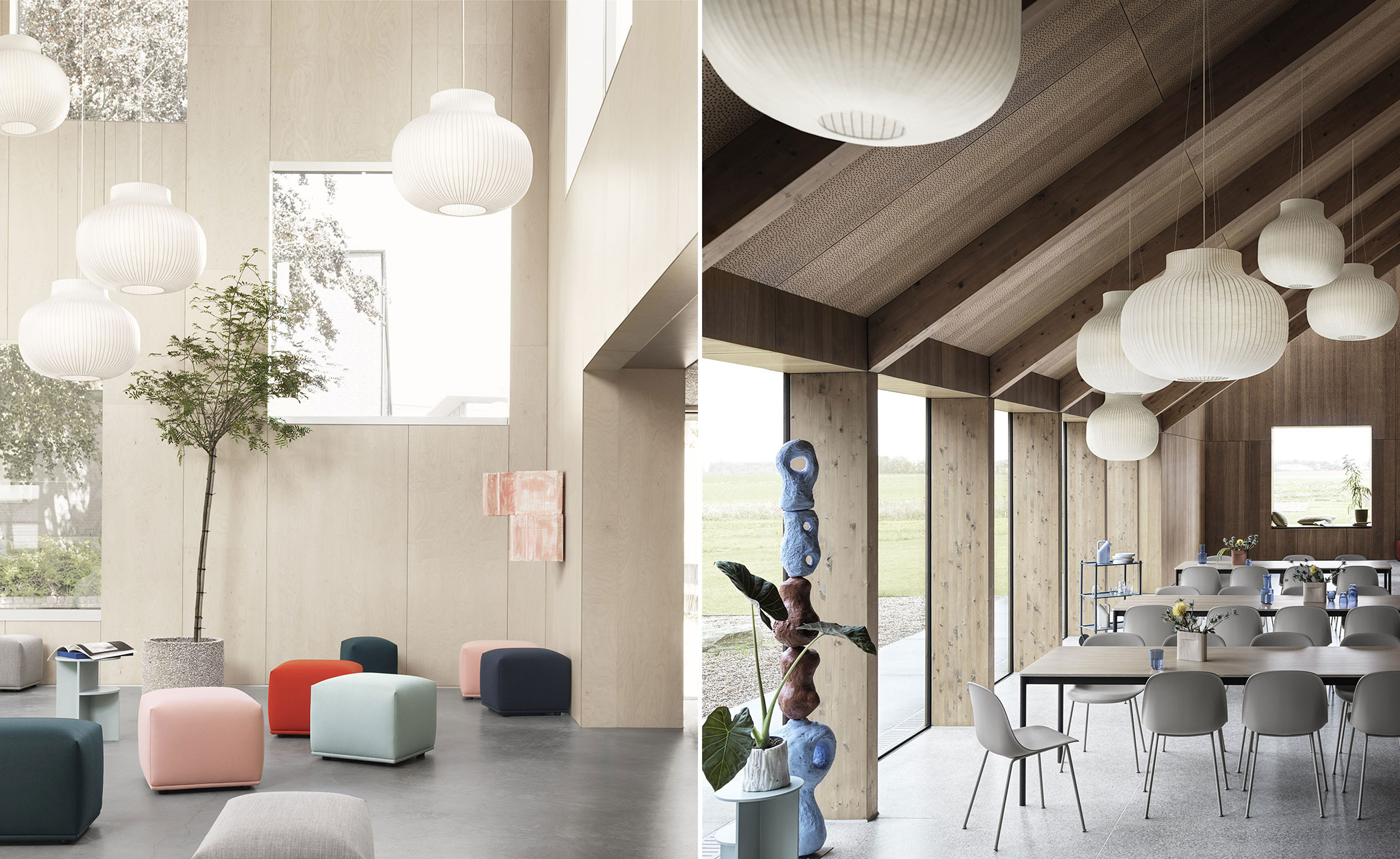 Strand pendant lamp closed