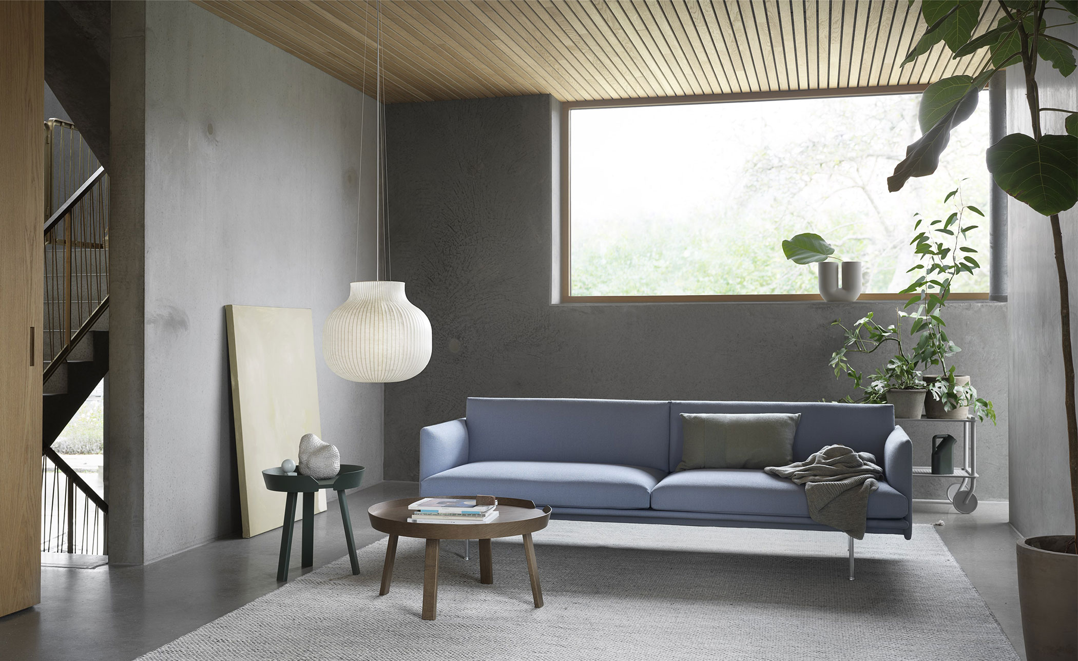 Strand pendant lamp closed