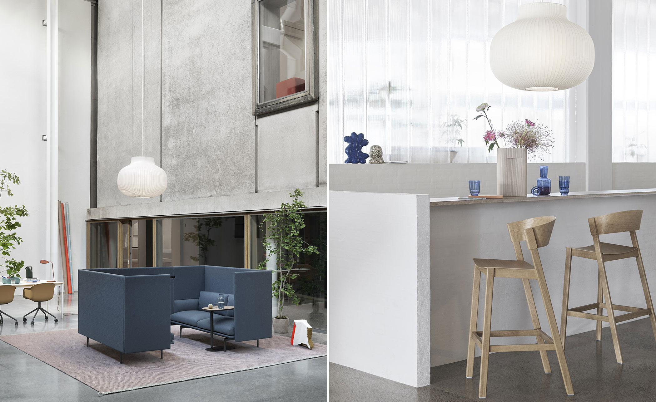 Strand pendant lamp closed