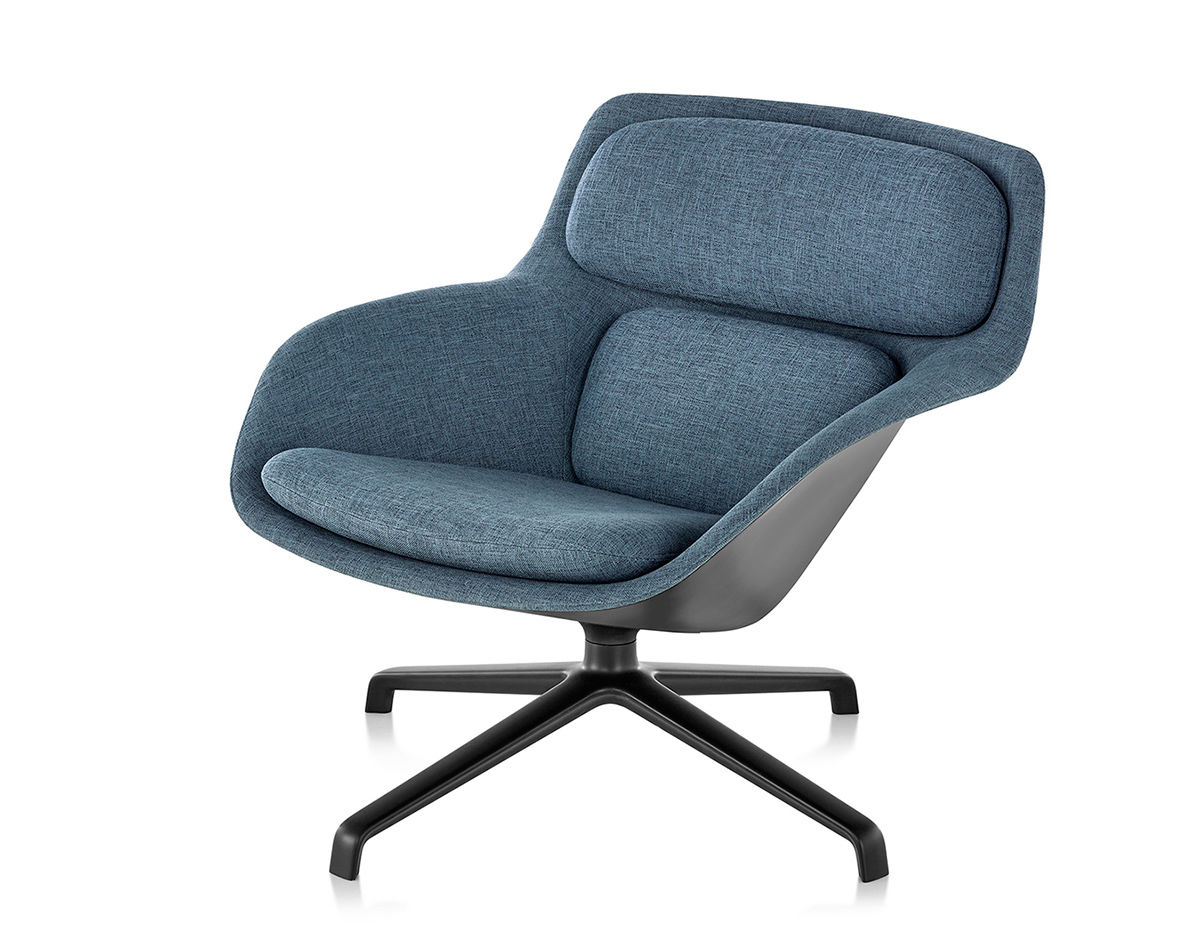 striad™ low back lounge chair with 4 star base