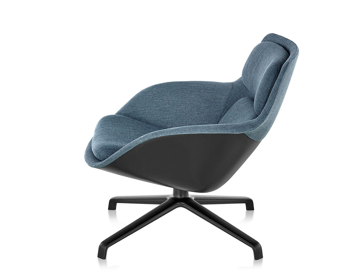 striad™ low back lounge chair with 4 star base