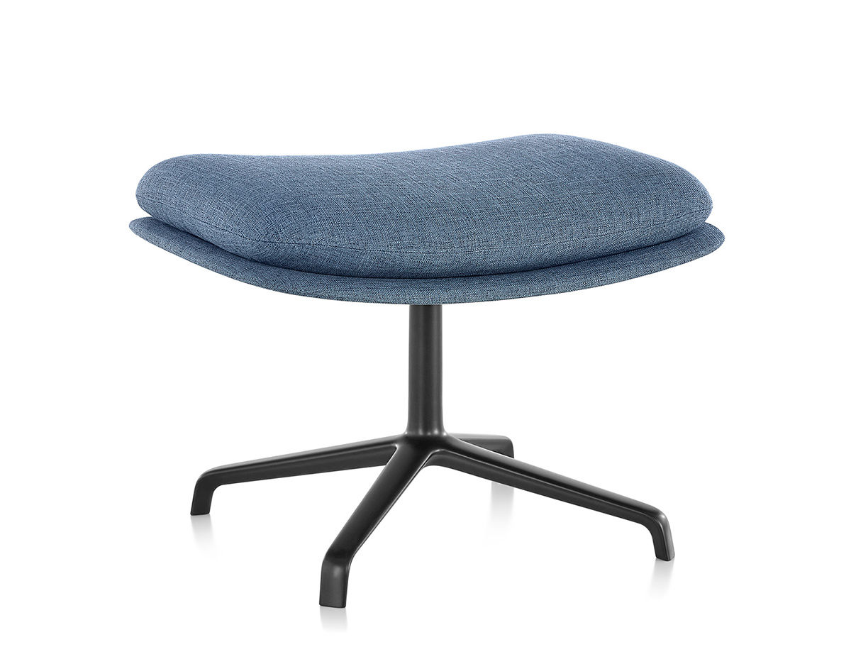 striad ottoman with 4 star base