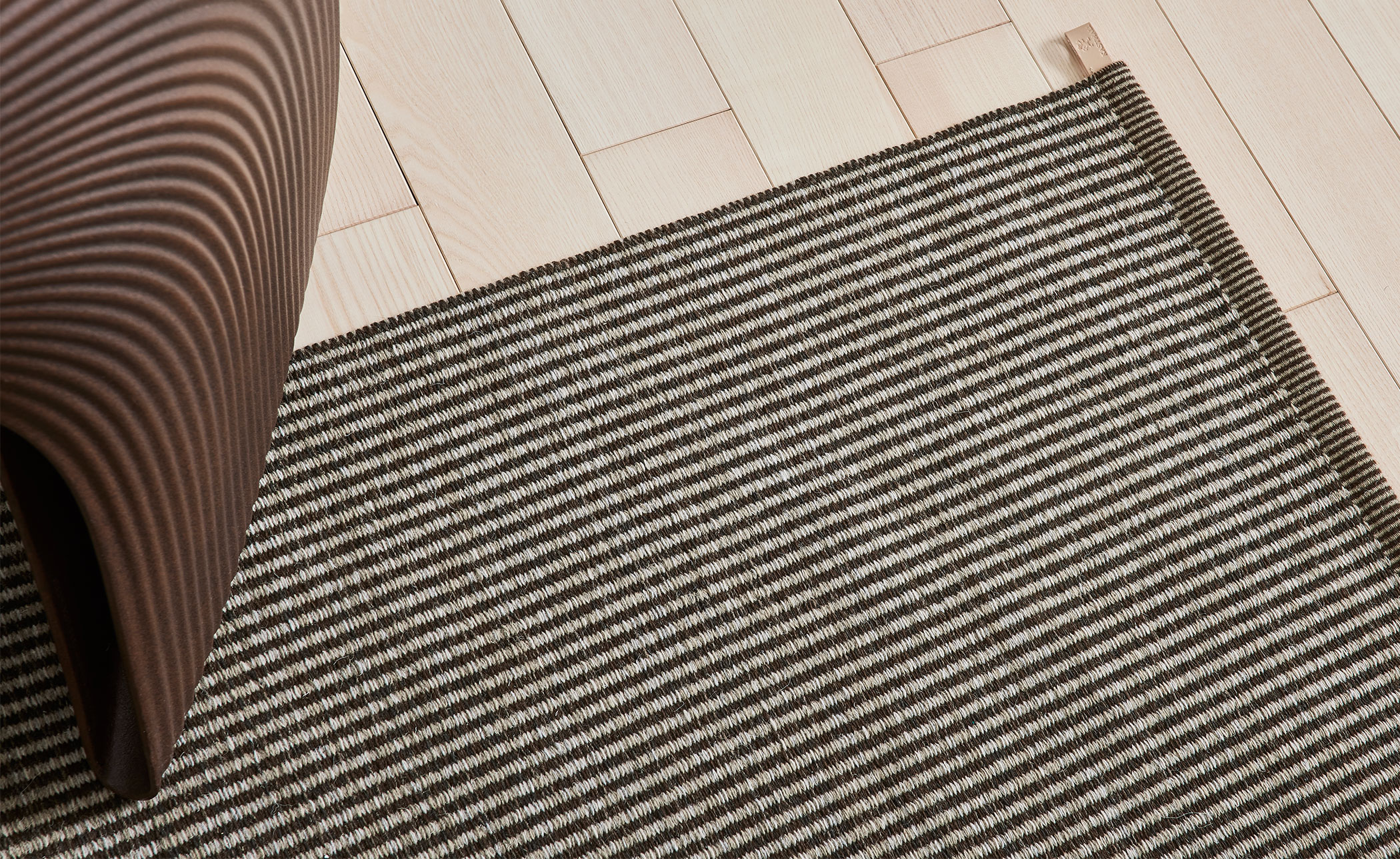 Stripe Icon Woven Rug