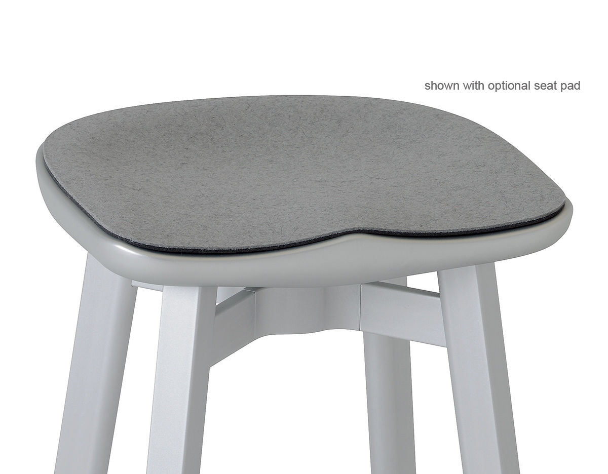 su small stool with eco concrete seat