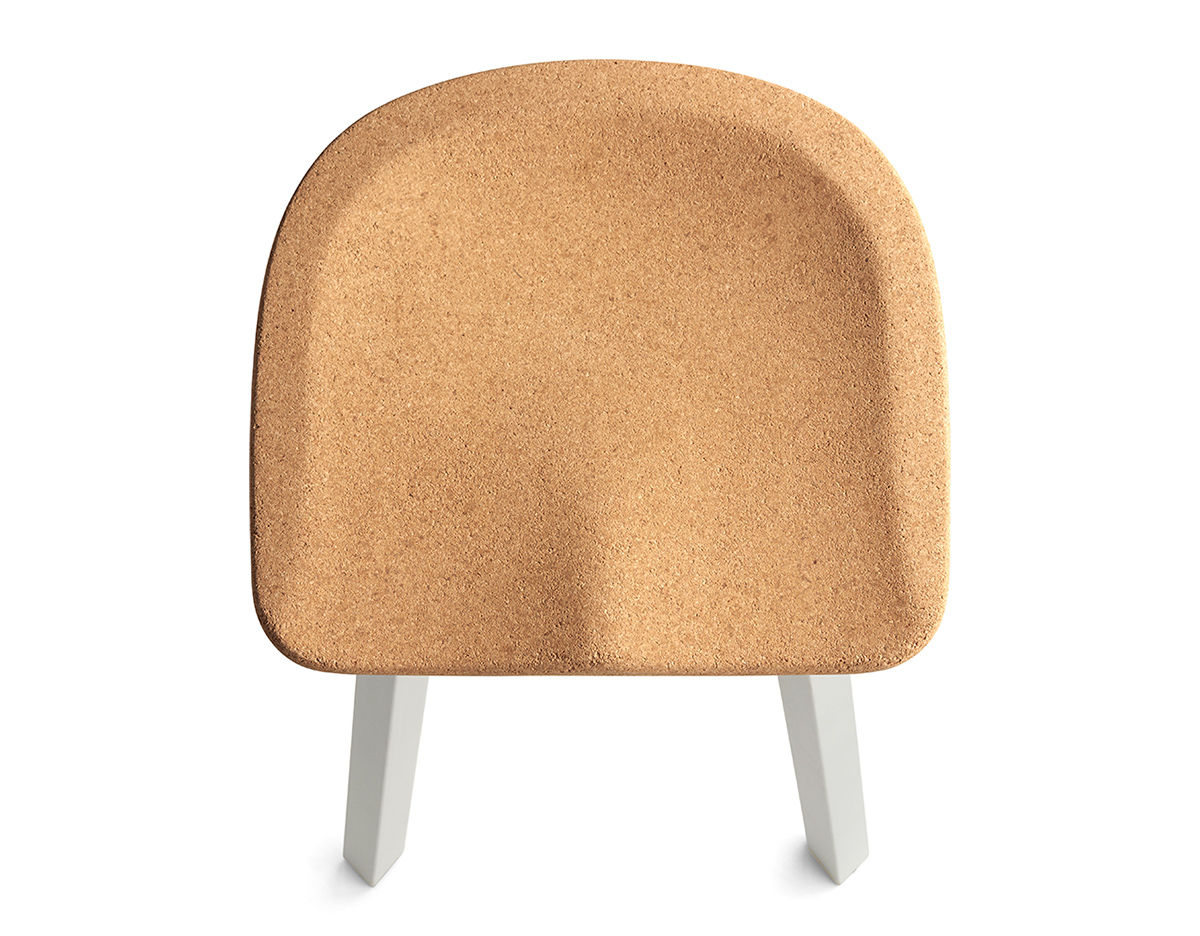 su small stool with cork seat