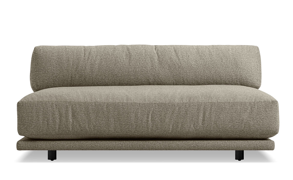 sunday armless sofa