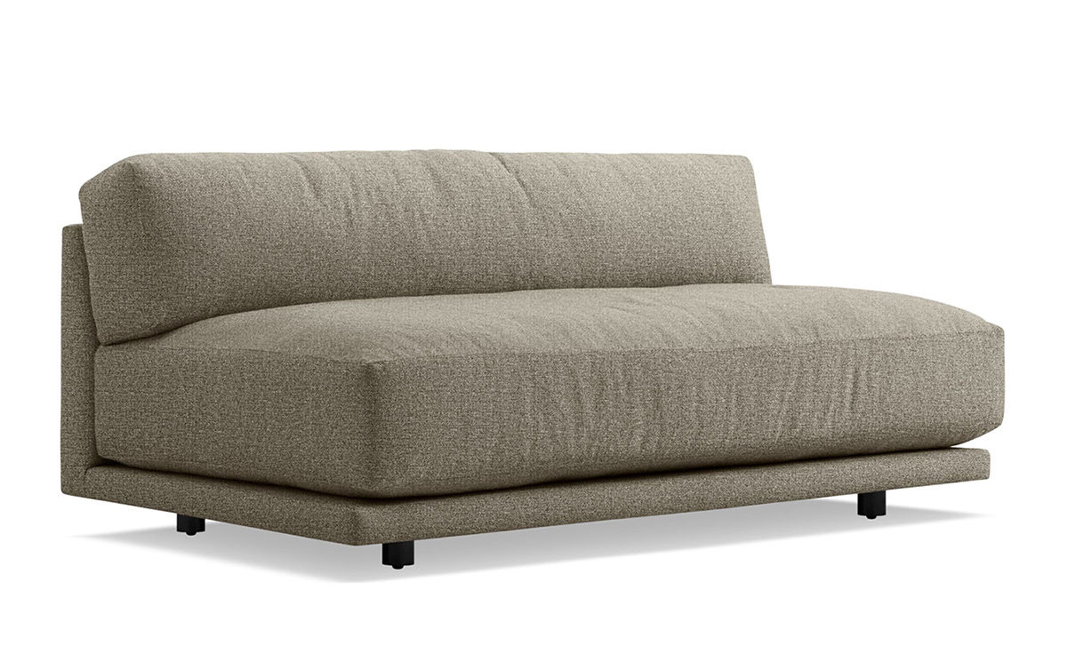 sunday armless sofa